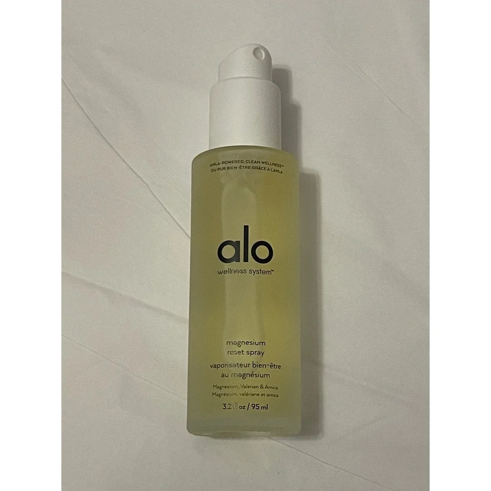 Alo Wellness System Magnesium Reset Spray 3.2 fl oz Amla-Powered Recovery Mist